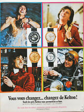 PUBLICITÉ DE PRESSE 1971 CHANGEZ DE KELTON MONTRE DE PLONGÉE