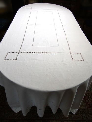 Nappe banquet damassée et - nappe,