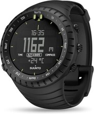 Montre de sport de plein air militaire homme SUUNTO Core toute noire SS014279...