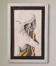 Portrait femme art - de,