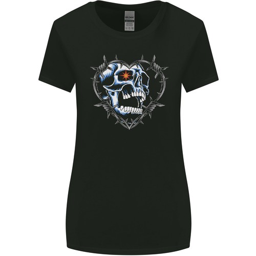 Skull love dans - love, cœur