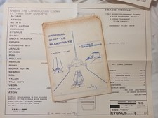Plans Star Wars – Imperial Shuttle Blueprints (1984, complet avec enveloppe)