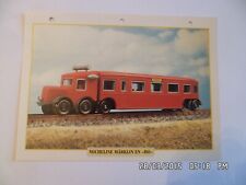 CARTE FICHE TRAIN MICHELINE MARKLIN EN HO 1990