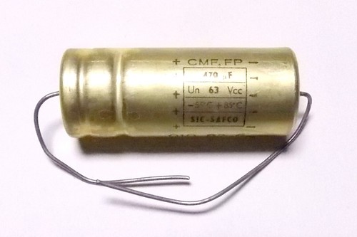 470µf 63v sic safco - ,