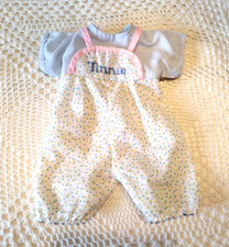 Vêtement Salopette POUPEE TINNIE TINOU tenue presentation vintage année 80