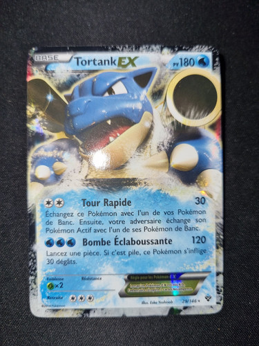 Carte pokémon tortank - carte,