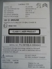 LECTEUR DE CD PEUGEOT 308