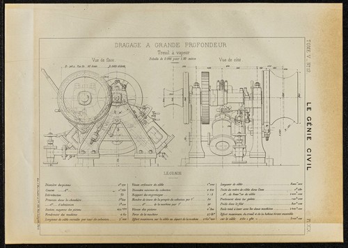 1884 plan ancien dragage à - 1884,