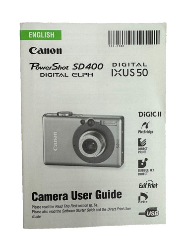 Canon powershot sd400 - canon,