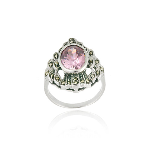 925 argent marcassite - 925, rose