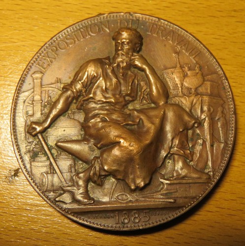 Medaille bronze xixème - bronze,