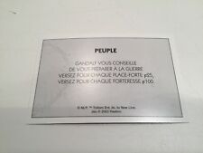 CARTE PEUPLE GANDALF VOUS