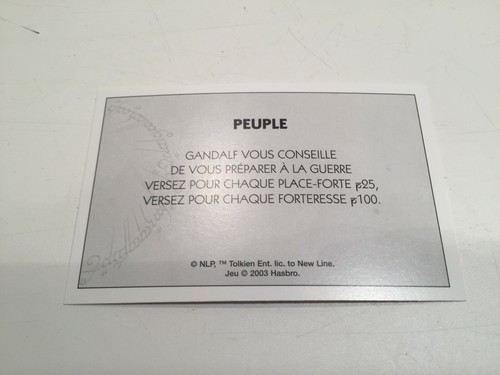 Carte peuple gandalf - peuple, vous