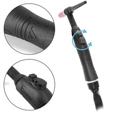 Torche de soudage TIG WP-26 FR avec 5m de tuyau - Joint flexible - STAHLWERK