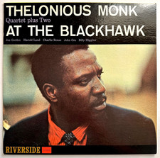 RIVERSIDE RLP 12-323 - THELONIOUS MONK Quartet Plus Two - AT THE BLACKHAWK.