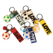  5 Pcs Accessoires Football Favors De La Fête Sportive Keychains Sportiels
