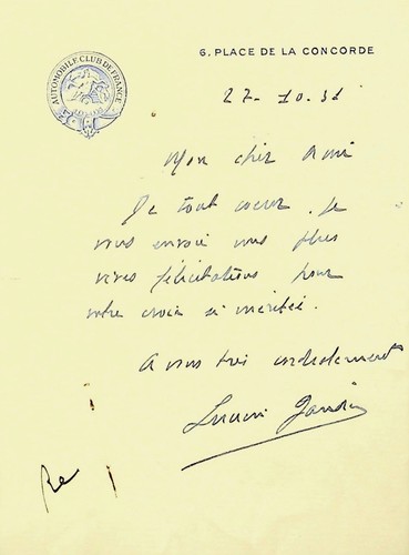 S lucien gaudin - ✒, l.a.s