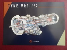 1995 DOCUMENT PUB SNECMA ROLLS MTU TYNE MK21/22 AIRCRAFT ENGINE TRANSALL ATL2