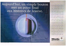 PUBLICITE ADVERTISING    1993    MIELE   machine à laver (2 pages)