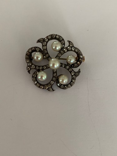2210 broche ancienne or - -,