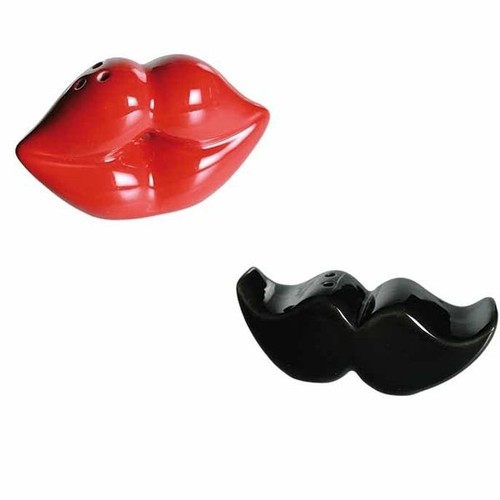 Salière poivrière bouche - et,