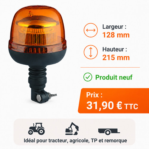 Gyrophare led tige - led, à