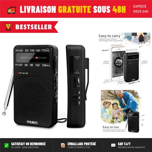 Prunus 166 radio portable - prunus, j-166