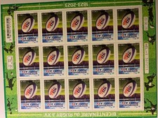 France - Feuillets de France 2023 - No F112 - Bicentenaire du Rugby à XV neuf**