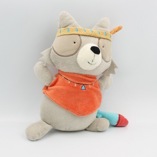 Doudou musical chien loup