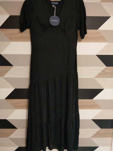 Longue robe noir carita - robe,