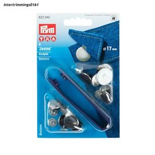 PRYM ' Jeans' Argent Boutons