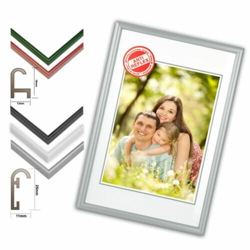Cadre aluminium image avec - aluminium,