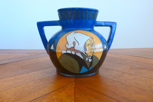 Vase odetta signé - vase,