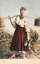 Moscou femme russe costume