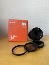 Sony FE 50mm F/1.8 Full Frame Emount + 3 Filtres (set complet)