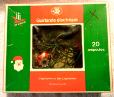 Ancienne guirlande noël - ancienne, de