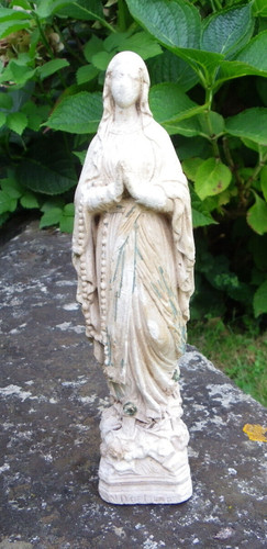 Statuette ancienne plâtre - statuette,
