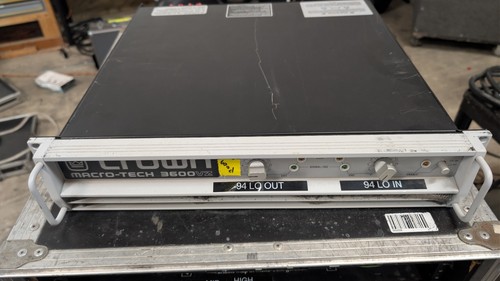 Crown macro tech 3600vz - crown, macro-tech