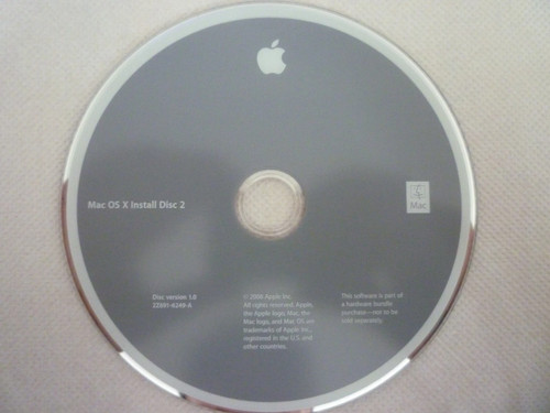 Mac install disc 2 - cd,