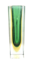 Murano Sommerso Glass Vase