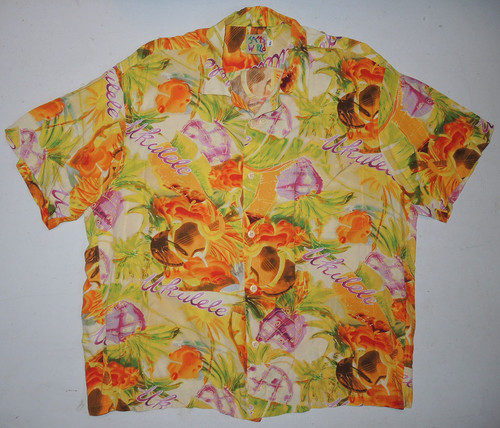 Vtg jams world rayon - vtg, xl