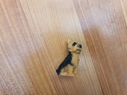 Figurine chien yorkshire - figurine, de