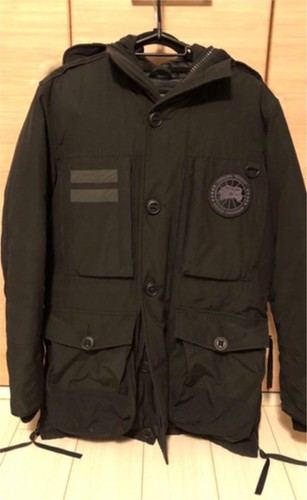 Rare canada goose black - goose, label