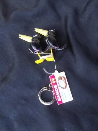 Porte clés key ring oiseaux - ring,