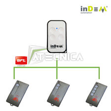 Télécommande InDeM NANO compatible avec BFT TO1 TO2 TO4 30mhz