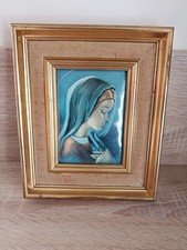 tableau Plaque Émaillée HELCA La Vierge