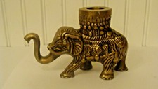 Vintage Solid Brass Elephant