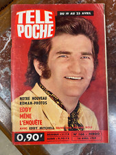 REVUE LIVRE TÉLÉ POCHE 1969 N° 166 EDDY MITCHELL PAS DISQUE VINYLE CD