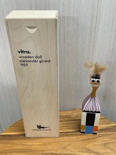 Poupée en bois Alexander Girard Vitra #3 1952 épicéa peint à la main...