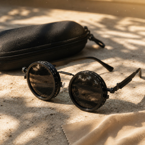 Lunettes soleil steampunk - lunettes, de